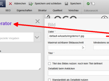 KI-generierte Bilder direkt in Weblication® erstellen